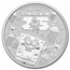 2024 TUV 1 oz Silver SpongeBob SquarePants 25th Anniversary $1 BU