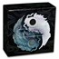 2024 TUV 5 oz Silver Yin Yang Koi Colorized Coin Proof w/ Pearls