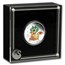 2024 Tuvalu 1/2 oz Silver Lunar Baby Dragon Proof (Colorized)