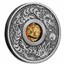 2024 Tuvalu 1 oz Ag Year of the Dragon Rotating Charm Antiqued