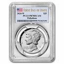 2024-W 1 oz Proof American Palladium Eagle PR-70 PCGS (FDI)