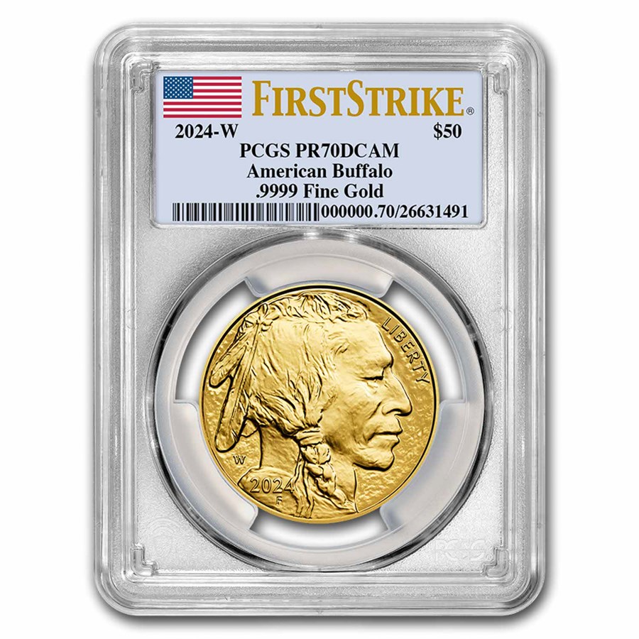 2024-W 1 oz Proof Gold Buffalo PR-70 PCGS (FirstStrike®)