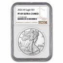 2024-W 1 oz Proof Silver Eagle PF-69 NGC