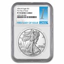 2024-W 1 oz Proof Silver Eagle PF-70 NGC (First Day of Issue)