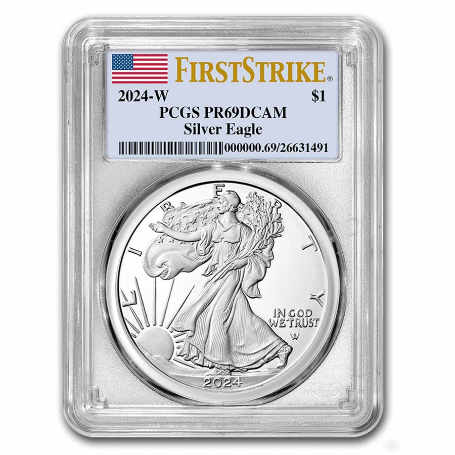 2024-W 1 oz Proof Silver Eagle PR-69 PCGS (FirstStrike®)