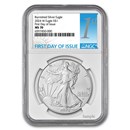 2024-W Burnished Silver Eagle MS-70 NGC (First Day of Issue)