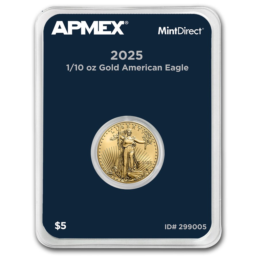 2025 1/10 oz American Gold Eagle (MintDirect® Single)