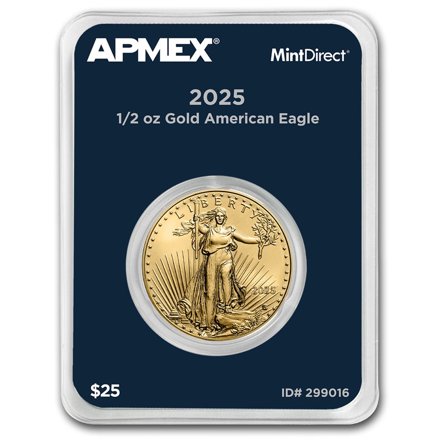 2025 1/2 oz American Gold Eagle (MintDirect® Single)