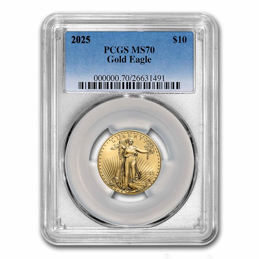 2025 1/4 oz American Gold Eagle MS-70 PCGS