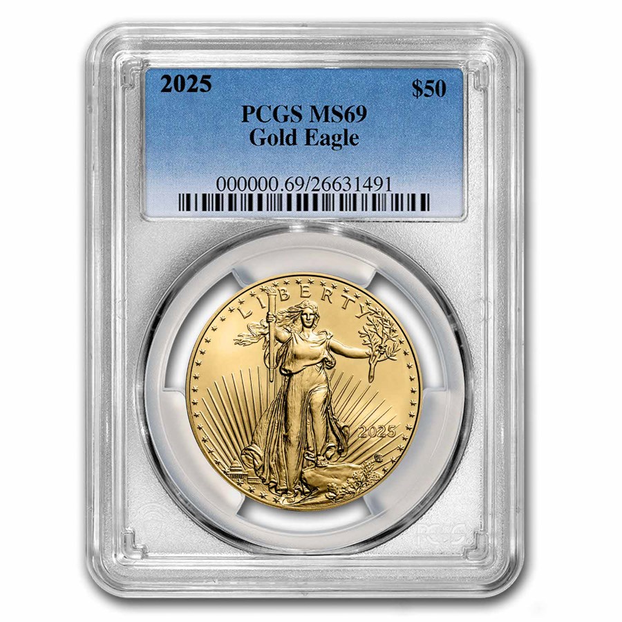 2025 1 oz American Gold Eagle MS-69 PCGS