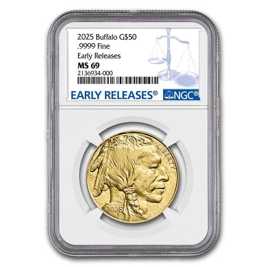 2025 1 oz Gold Buffalo MS-69 NGC (Early Releases)