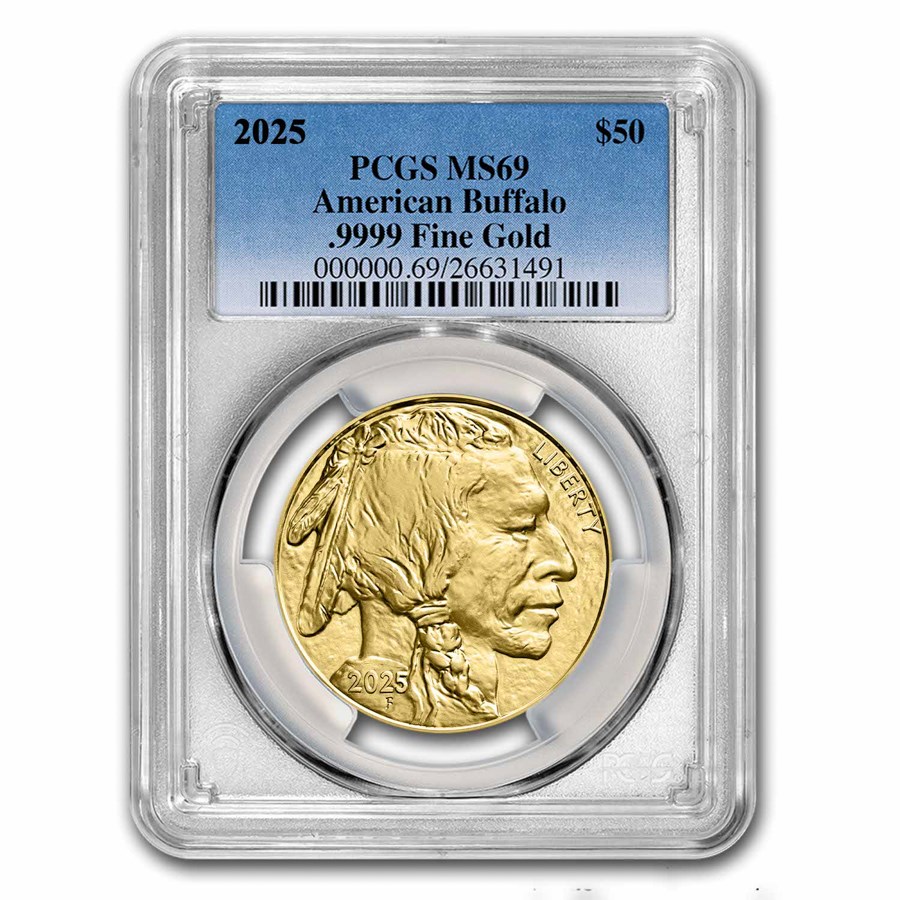 2025 1 oz Gold Buffalo MS-69 PCGS