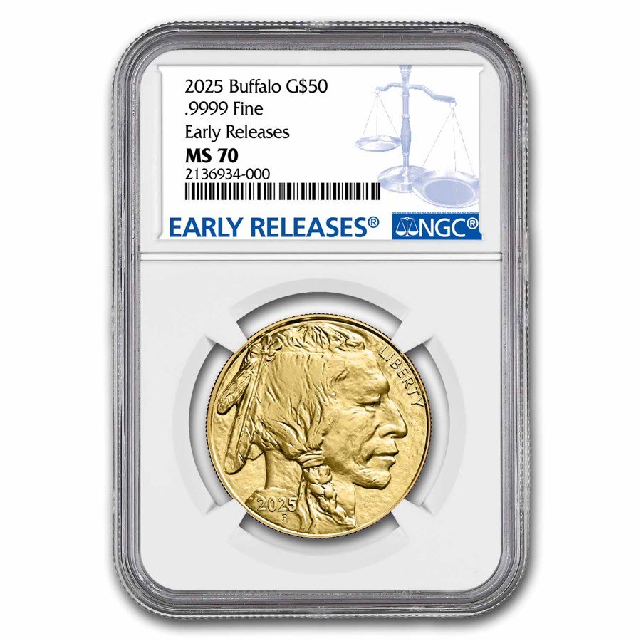 2025 1 oz Gold Buffalo MS-70 NGC (Early Releases)