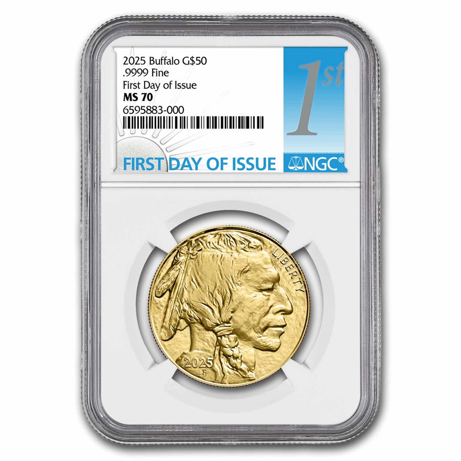 2025 1 oz Gold Buffalo MS-70 NGC (First Day of Issue)