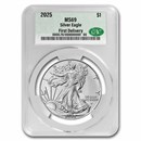 2025 American Silver Eagle MS-69 CAC (First Delivery)