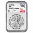 2025 American Silver Eagle MS-70 NGC (FDI, Gaudioso)