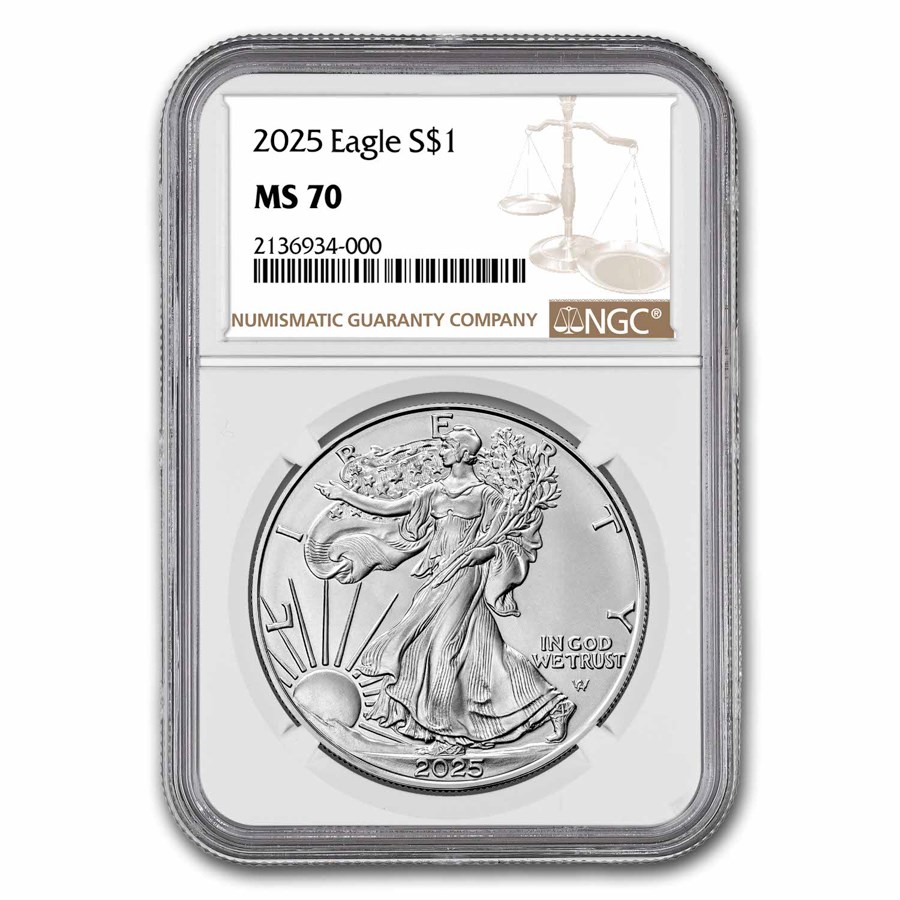 2025 American Silver Eagle MS-70 NGC