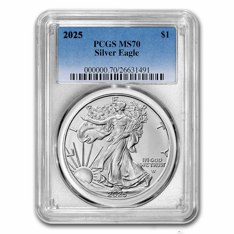 2025 American Silver Eagle MS-70 PCGS