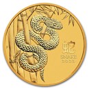 2025 Australia 1 oz Gold Lunar Snake BU (Series III)