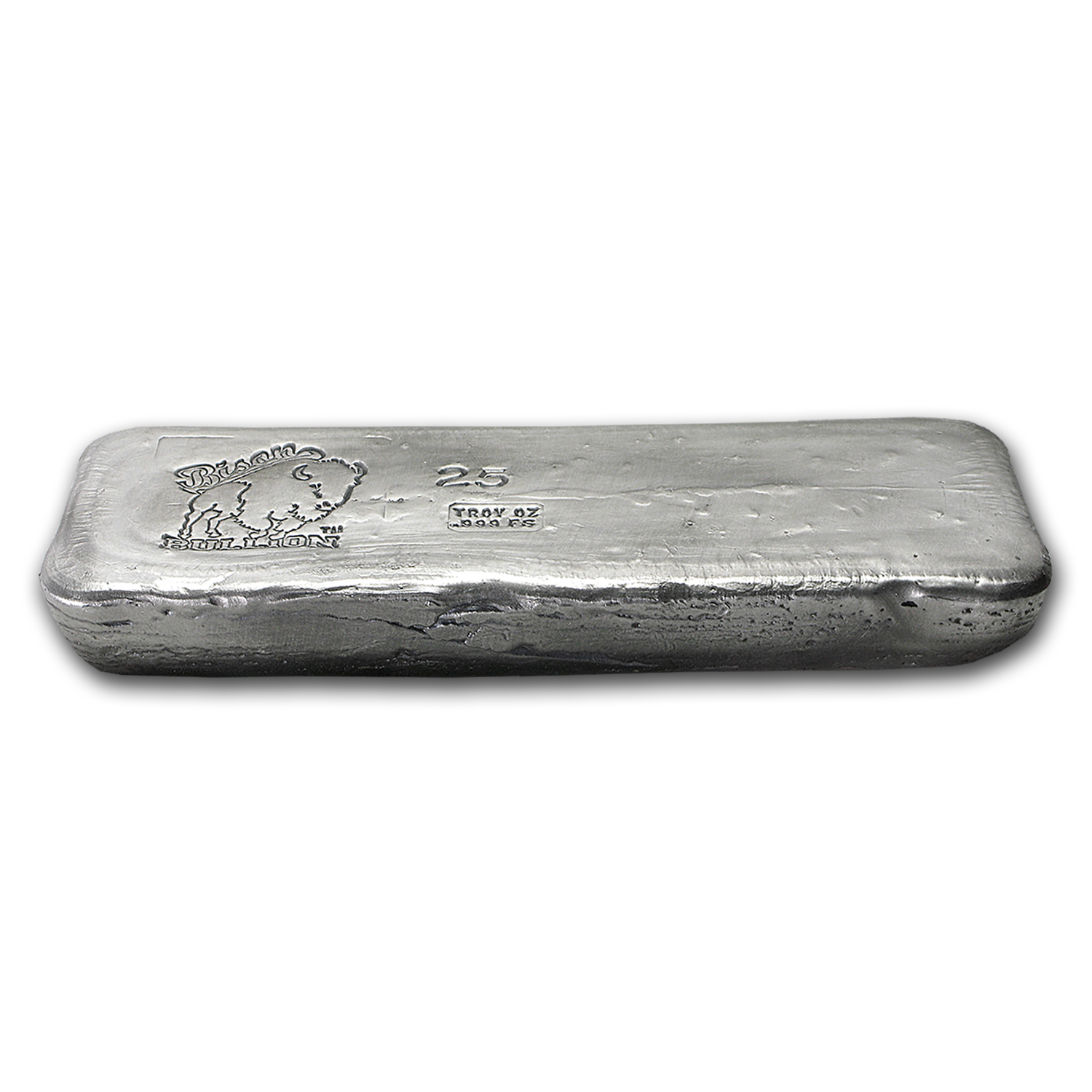 Buy 25 Oz Hand Poured Silver Bar - BB | APMEX