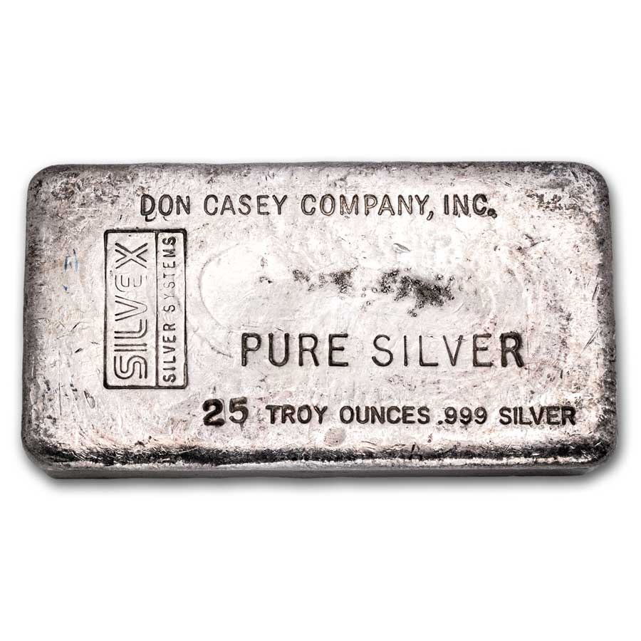 25 oz Silver Bar - Don Casey Company