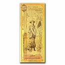 25 Utah Goldback - Aurum Gold Foil Note (24k)