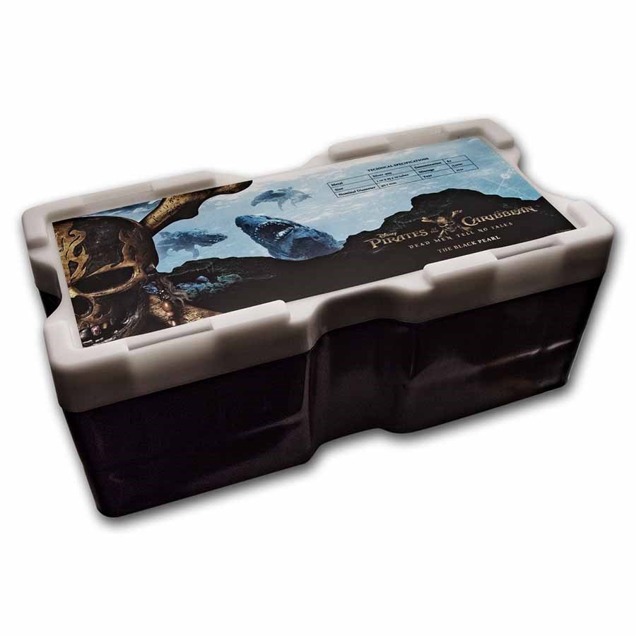 250-Coin Niue 1 oz Pirates of the Caribbean Monster Box (Empty)