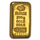 250 gram Gold Bar - PAMP Suisse (Cast)