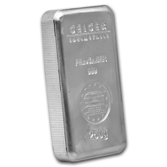 Buy 250 gram Silver Bar - Geiger (Security Line Series) | APMEX