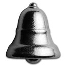3 oz Hand Poured Silver - 9Fine Mint (Christmas Silver Bell)