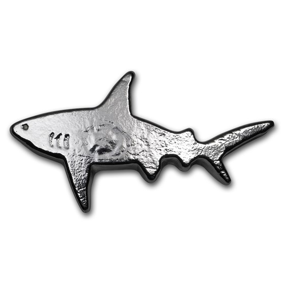 Buy 3 oz Hand Poured Silver Shark | APMEX