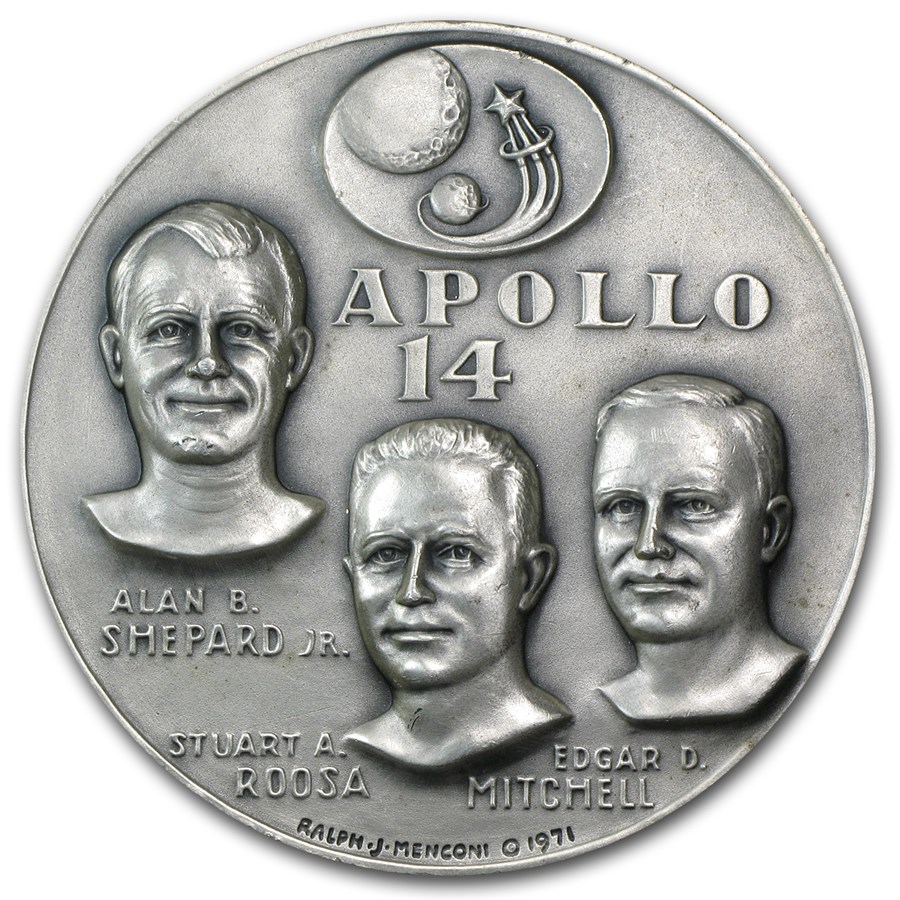 Buy 4.69 oz Silver Round - APOLLO 14 | APMEX