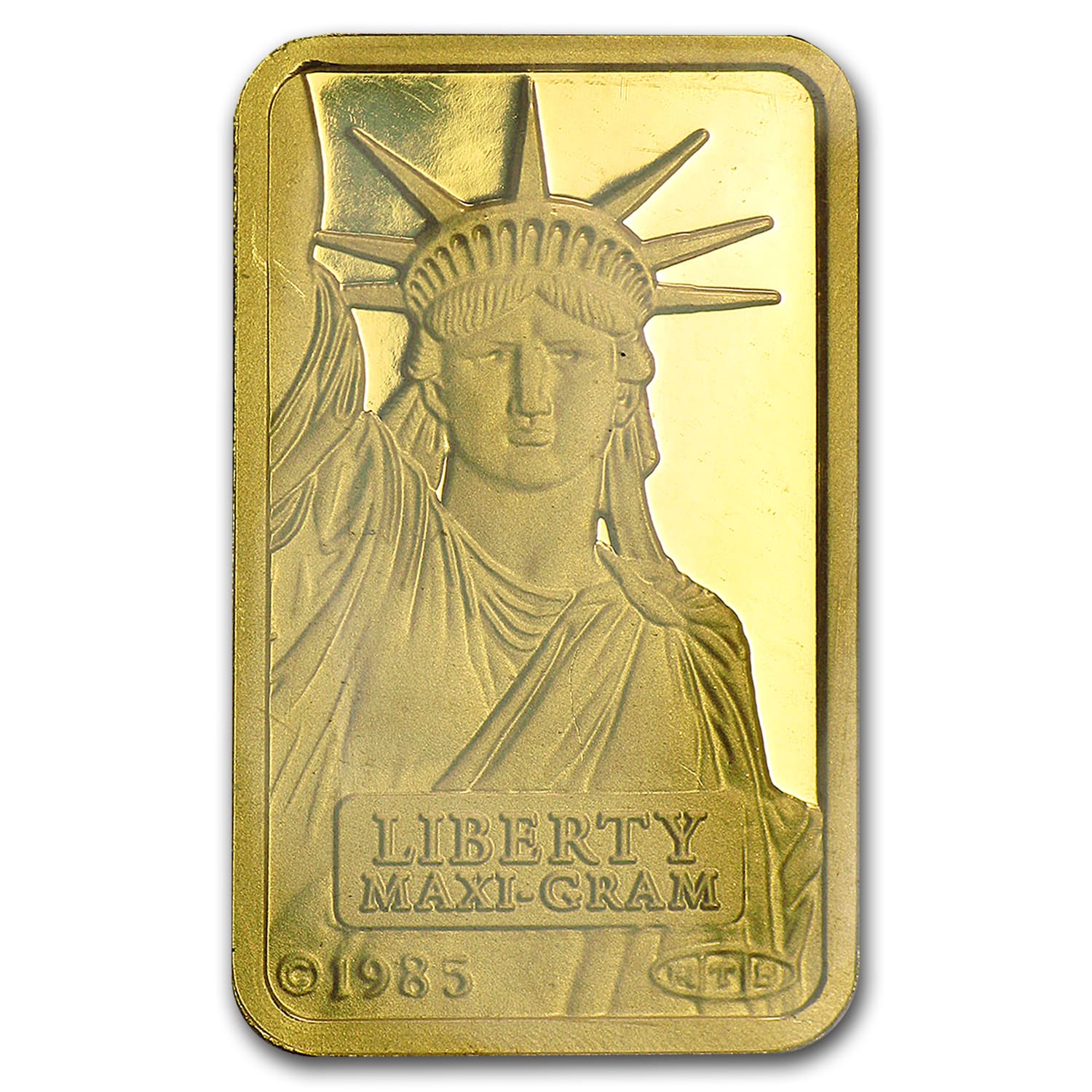 10g credit suisse gold bar with statue of liberty