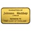 5 gram Gold Bar - Johnson Matthey-London (Pressed)