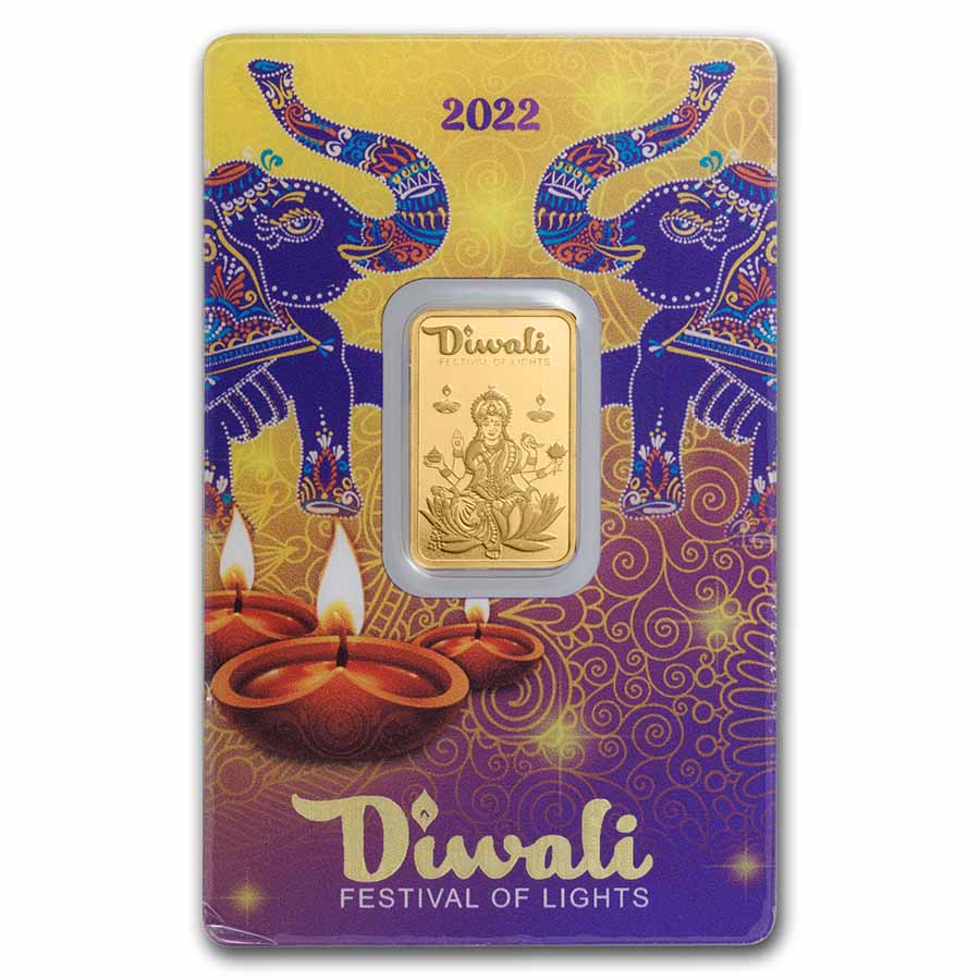 Buy 5 Gram Gold Bar - PAMP Suisse Diwali Festival Of Lights | APMEX