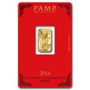 5 gram Gold Bar - PAMP Suisse Year of the Monkey (In Assay)