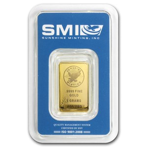 Buy 5 gram Gold Bar - Sunshine Minting New Design (In TEP Packaging ...