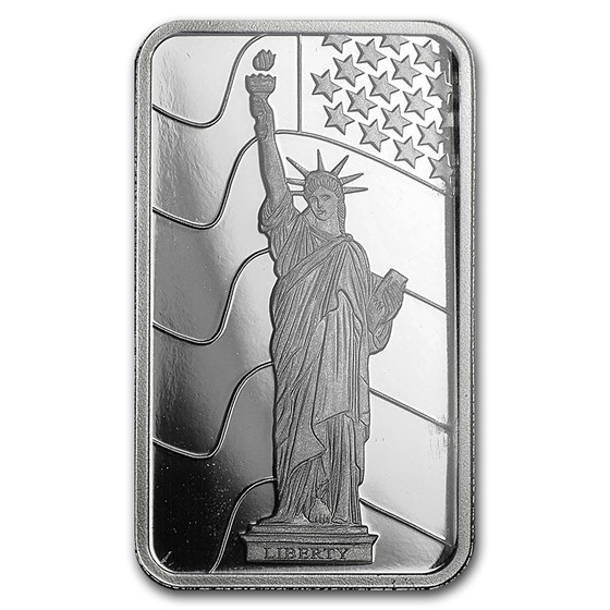 Buy 5 Gram Platinum Bar - Pamp Suisse Statue Of Liberty (in Assay) 