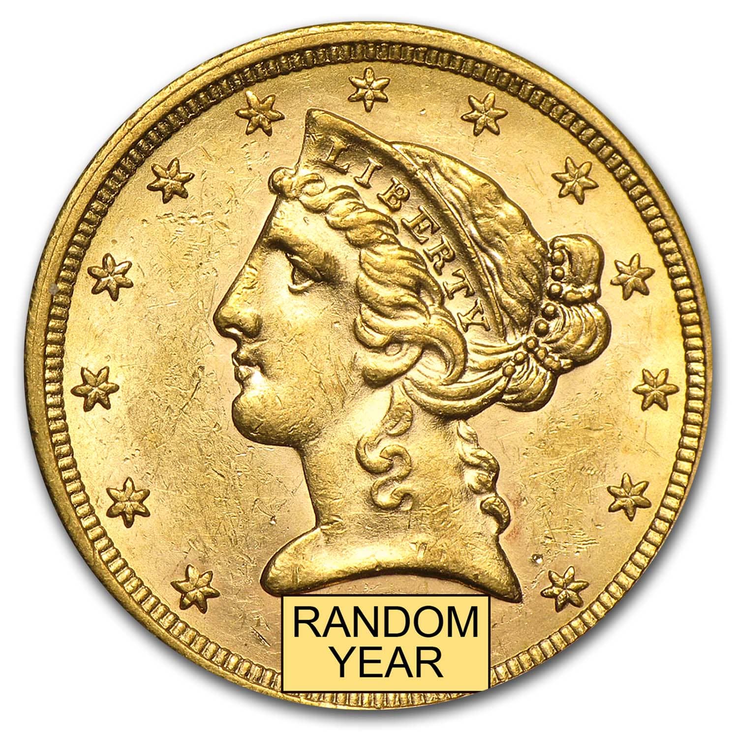 Buy $5 Liberty Gold Half Eagle AU (Random Year) | APMEX