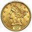 $5 Liberty Gold Half Eagle MS-64 PCGS