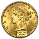 $5 Liberty Gold Half Eagle MS-65 PCGS