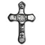 5 oz Hand Poured Silver Cross