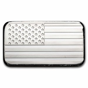 Buy 5 oz Silver Bar - American Flag Design | APMEX