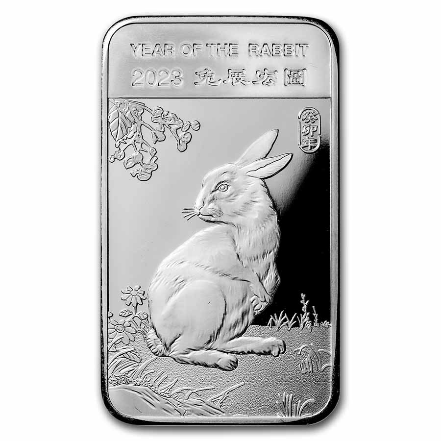 Buy 5 oz Silver Bar - APMEX (2022 Year of the Tiger) | APMEX