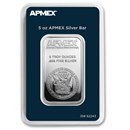 5 oz Silver Bar - APMEX (TEP Packaging)