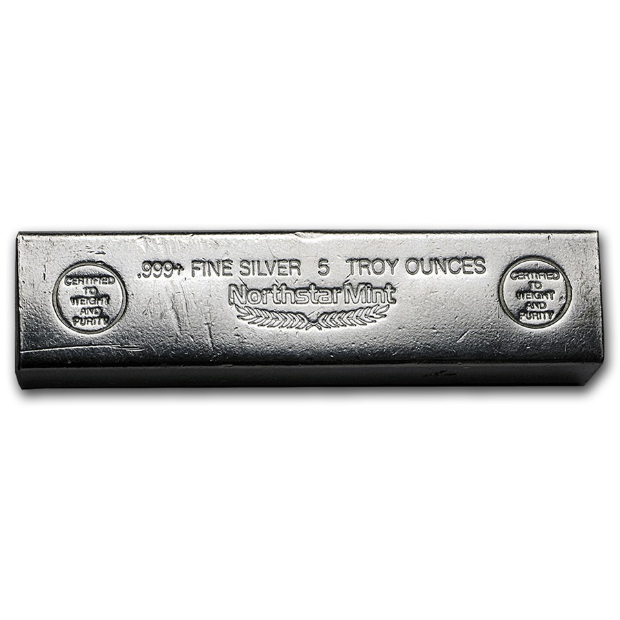 Buy 5 oz Silver Bar - Northstar Mint | APMEX