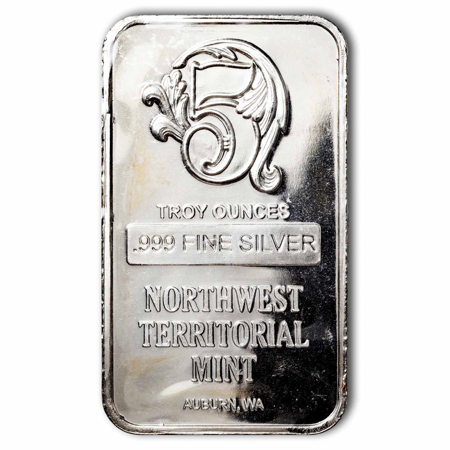 5 oz Silver Bar - Northwest Territorial Mint