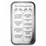 5 oz Silver Bar - Ten Commandments