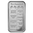 5 oz Silver Bar - Ten Commandments