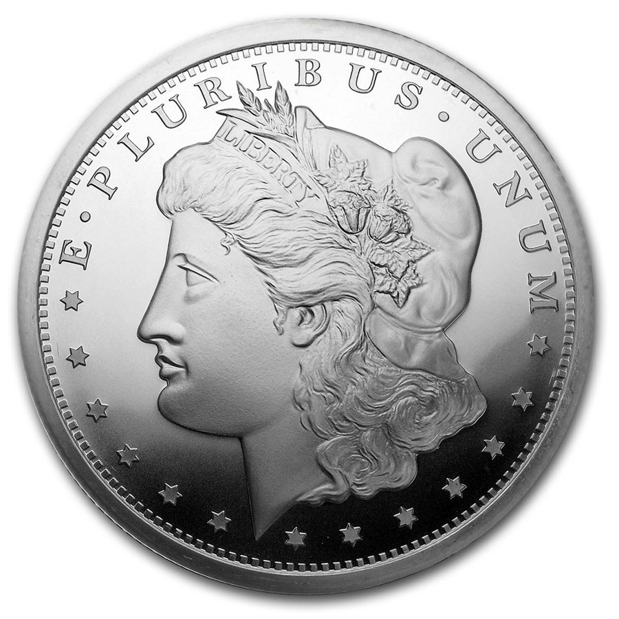 5 oz Silver Round - Morgan Dollar